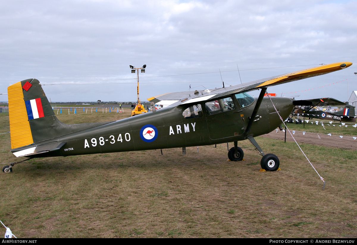 Aircraft Photo of VH-TVA / A98-340 | Cessna 180A | Australia - Army | AirHistory.net #90876
