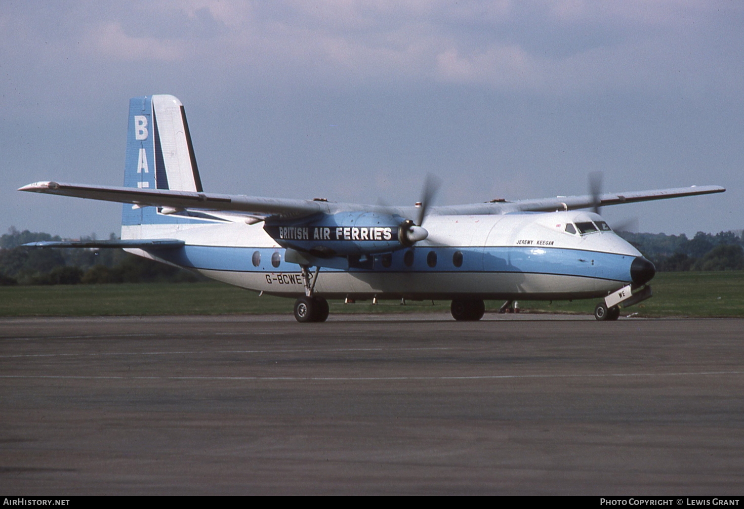 Aircraft Photo of G-BCWE | Handley Page HPR-7 Herald 206 | British Air Ferries - BAF | AirHistory.net #90887