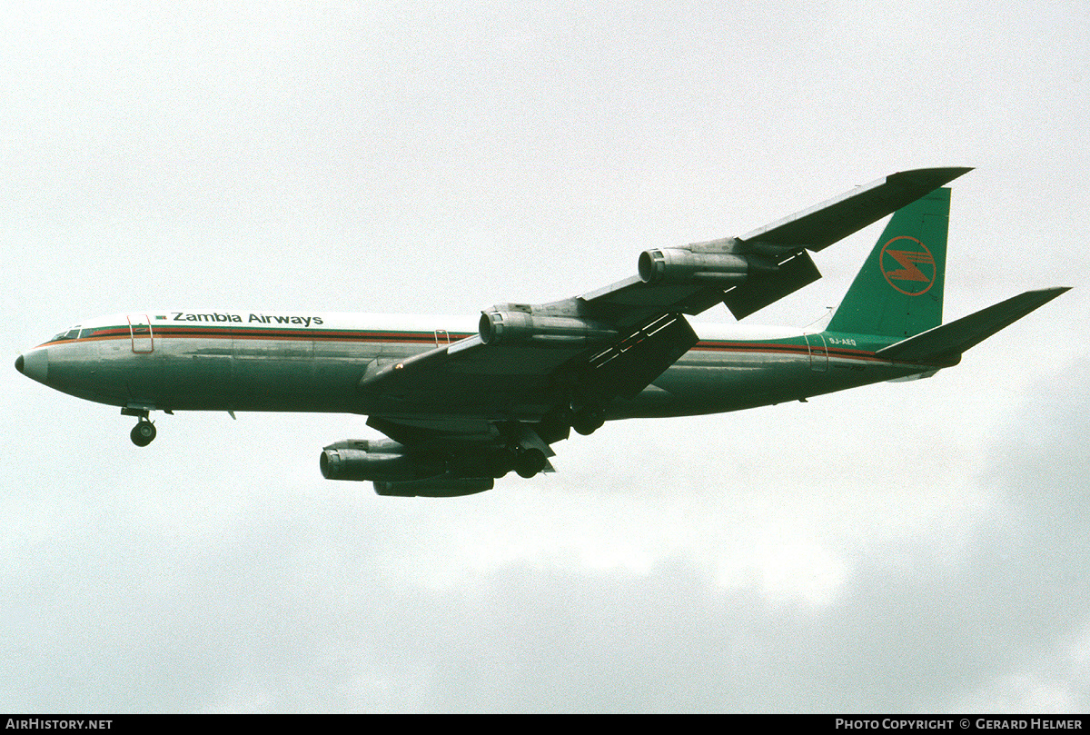 Aircraft Photo of 9J-AEQ | Boeing 707-321C | Zambia Airways | AirHistory.net #90888