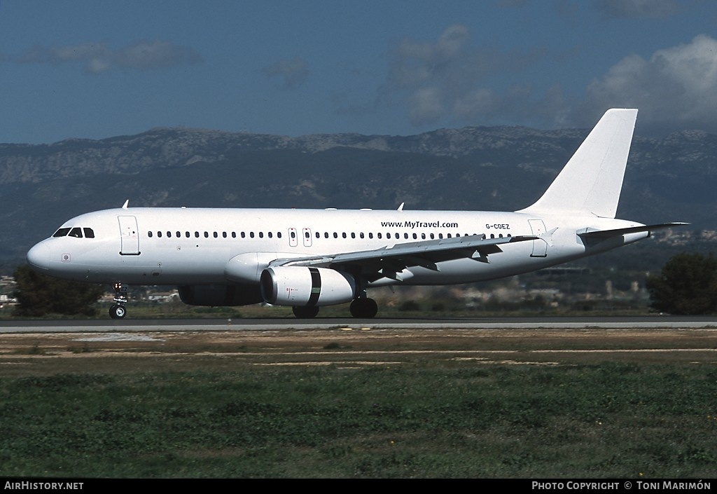 Aircraft Photo of G-COEZ | Airbus A320-231 | MyTravel Airways | AirHistory.net #90903