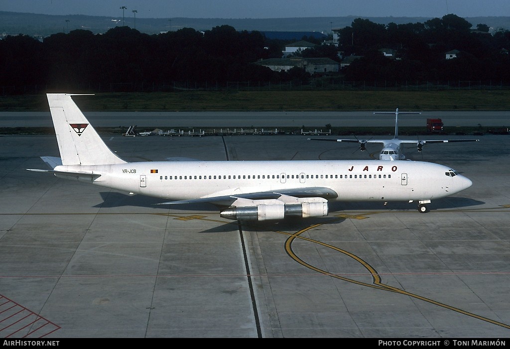 Aircraft Photo of YR-JCB | Boeing 707-321B | Jaro International | AirHistory.net #90905