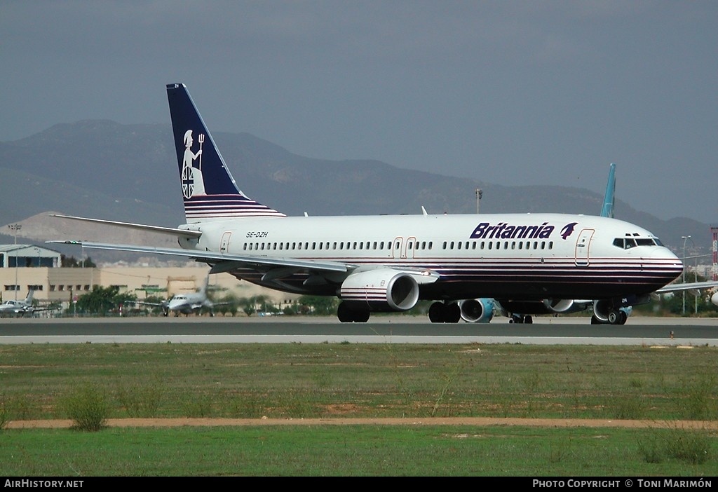 Aircraft Photo of SE-DZH | Boeing 737-804 | Britannia Airways | AirHistory.net #90906