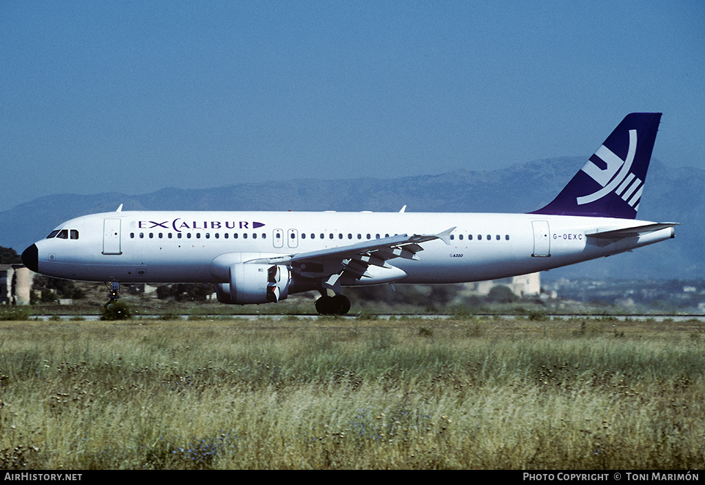 Aircraft Photo of G-OEXC | Airbus A320-212 | Excalibur | AirHistory.net #90910