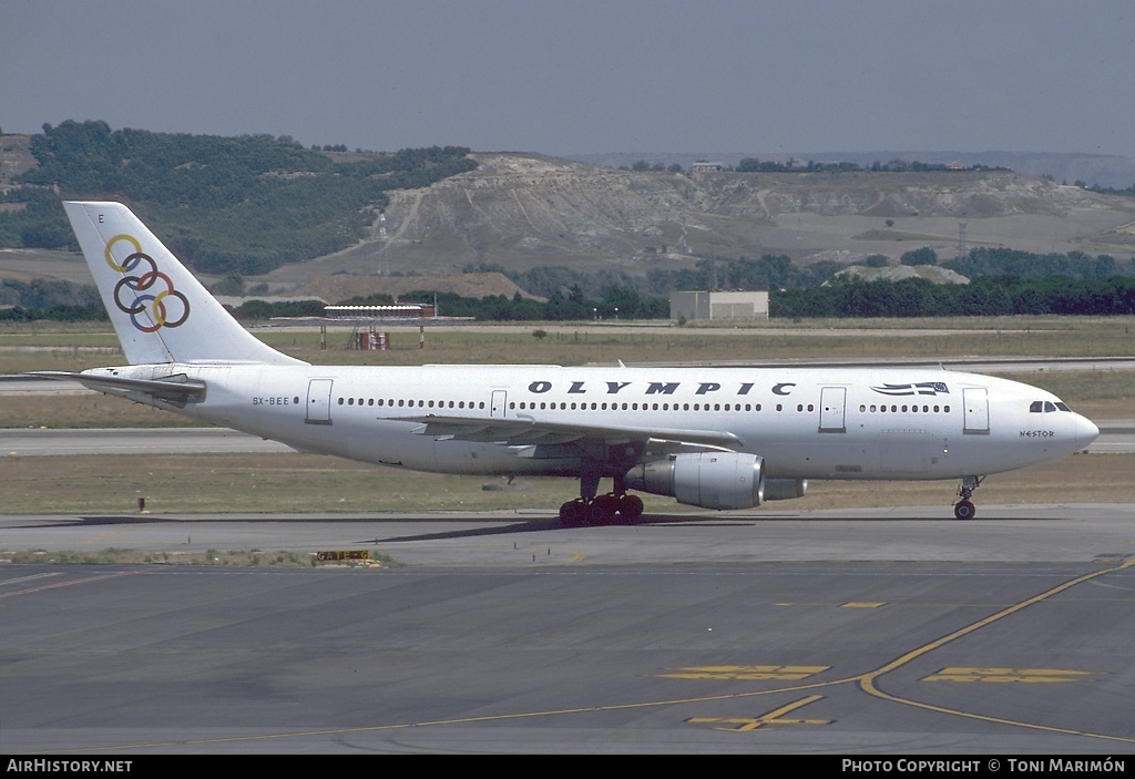 Aircraft Photo of SX-BEE | Airbus A300B4-203 | Olympic | AirHistory.net #90918