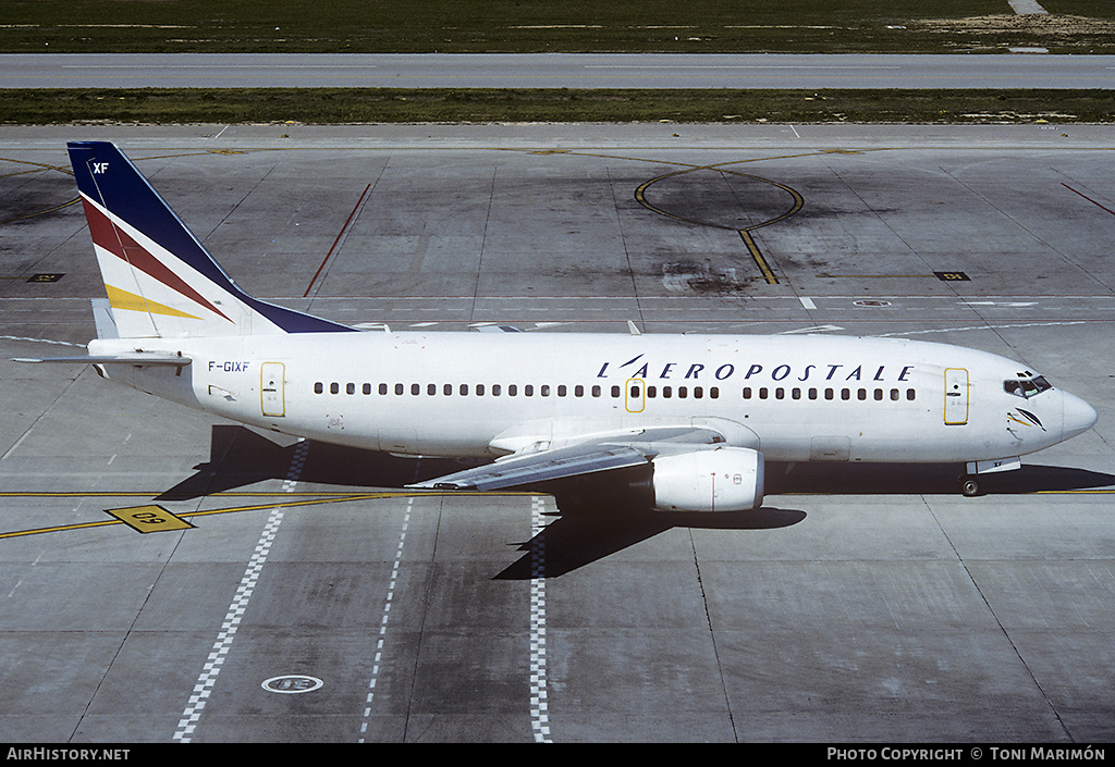 Aircraft Photo of F-GIXF | Boeing 737-3B3(QC) | L'Aeropostale | AirHistory.net #90919