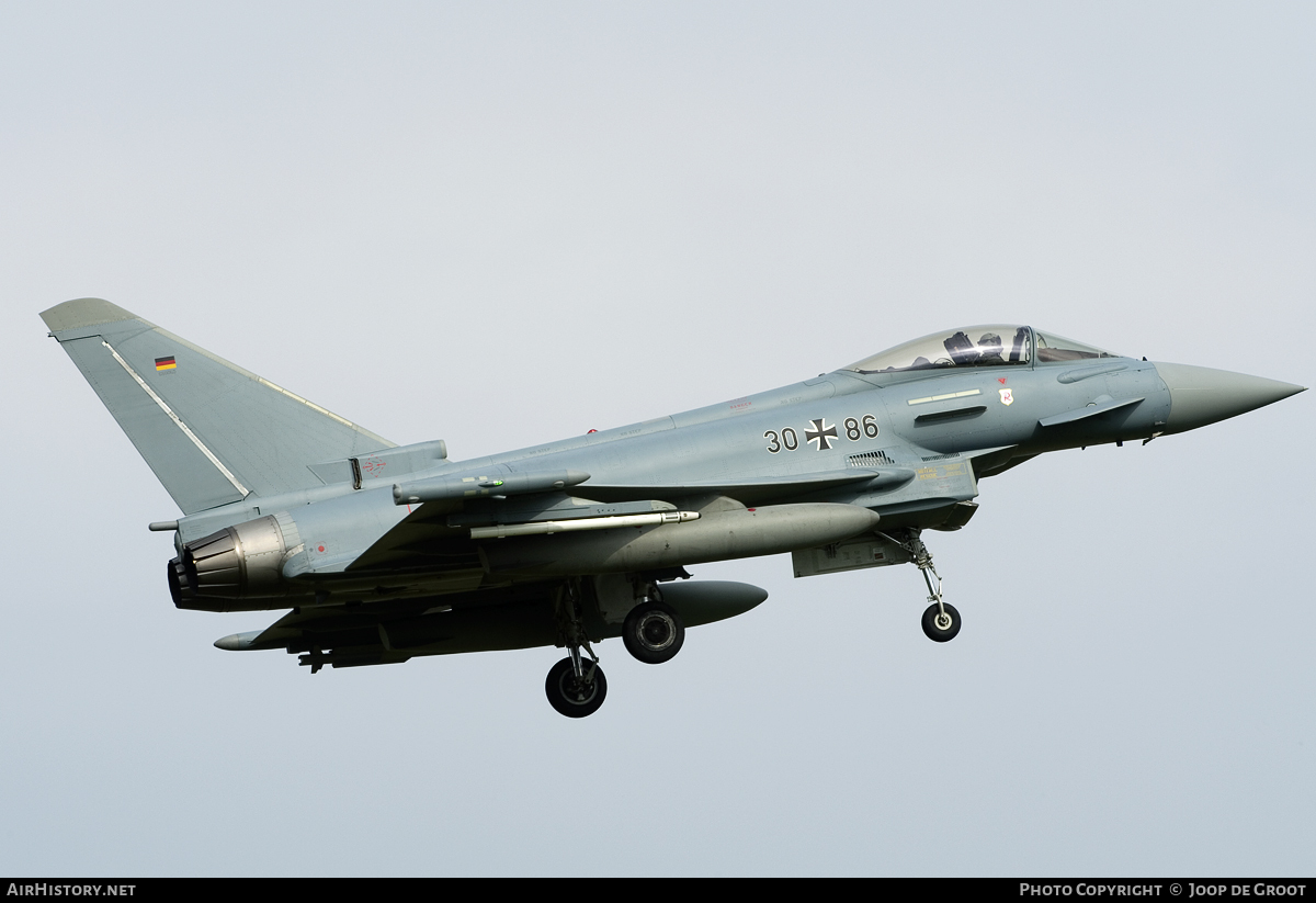 Aircraft Photo of 3086 | Eurofighter EF-2000 Typhoon S | Germany - Air Force | AirHistory.net #90927