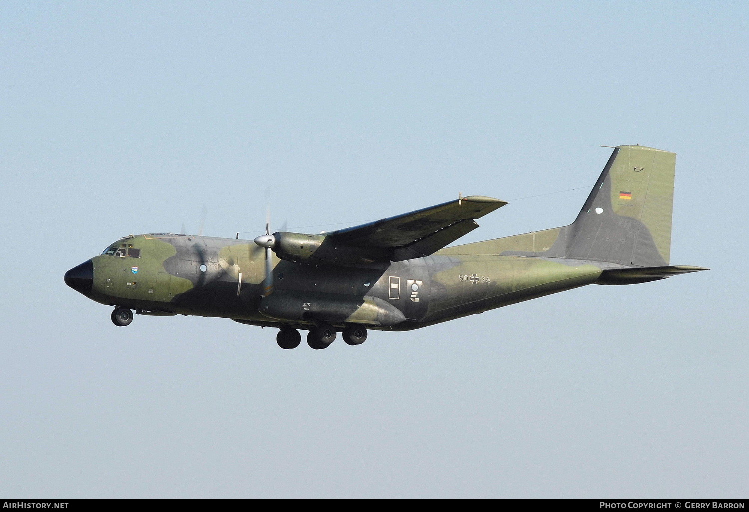 Aircraft Photo of 5034 | Transall C-160D | Germany - Air Force | AirHistory.net #90930