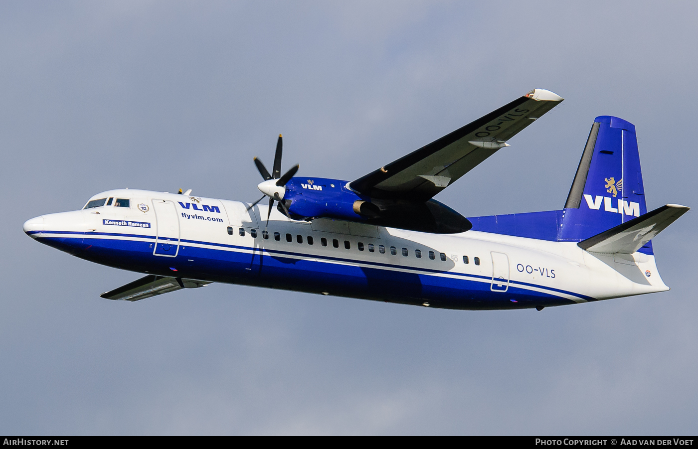 Aircraft Photo of OO-VLS | Fokker 50 | VLM Airlines | AirHistory.net #90937