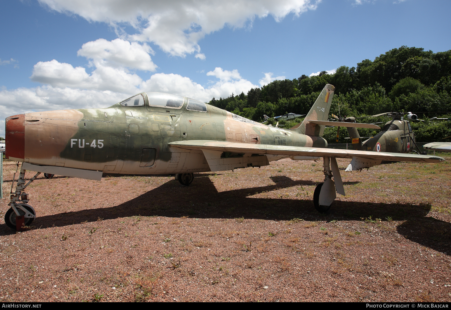 Aircraft Photo of FU-45 | Republic F-84F Thunderstreak | Belgium - Air Force | AirHistory.net #90942