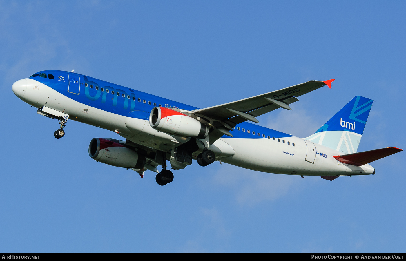 Aircraft Photo of G-MIDS | Airbus A320-232 | BMI - British Midland International | AirHistory.net #90944