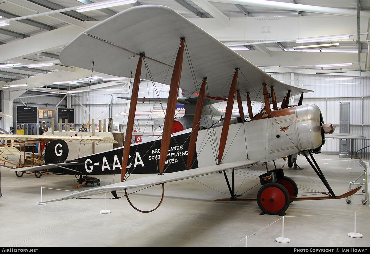 Aircraft Photo of G-AACA | Avro 504K (replica) | Brooklands School of Flying | AirHistory.net #90949