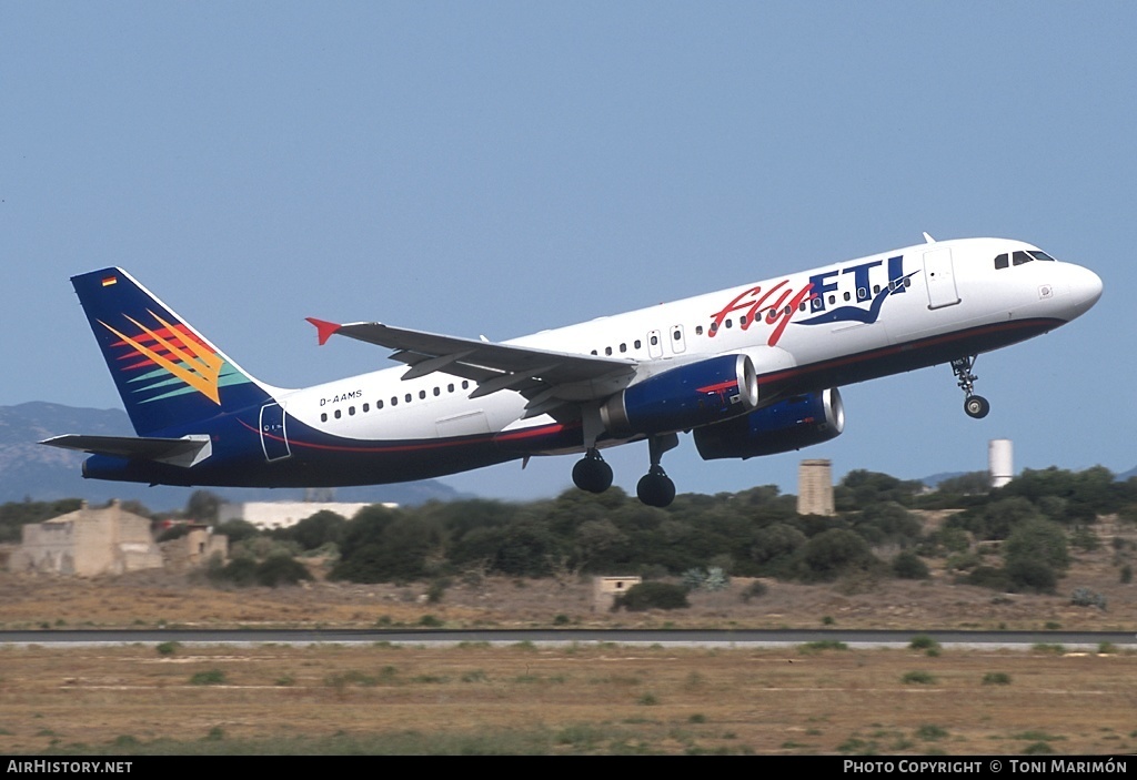 Aircraft Photo of D-AAMS | Airbus A320-231 | Fly FTI | AirHistory.net #90995