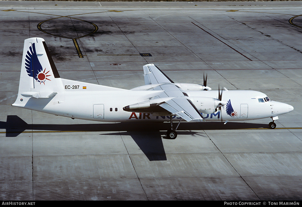 Aircraft Photo of EC-287 | Fokker 50 | Air Nostrum | AirHistory.net #91001