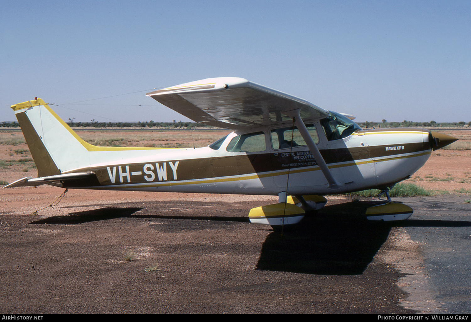 Aircraft Photo of VH-SWY | Cessna R172K Hawk XP | Central Australian Helicopters | AirHistory.net #91007