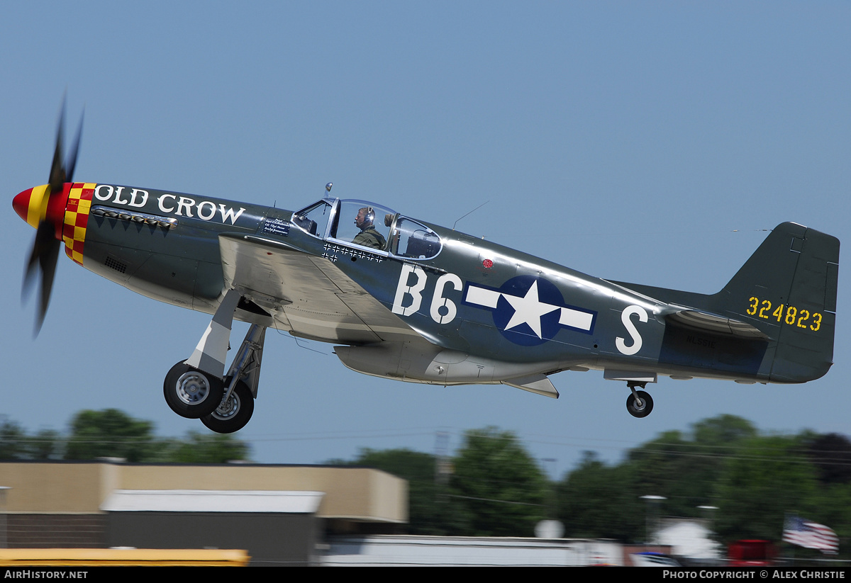 Aircraft Photo of N551E / NL551E / 324823 | North American P-51B Mustang | USA - Air Force | AirHistory.net #91010