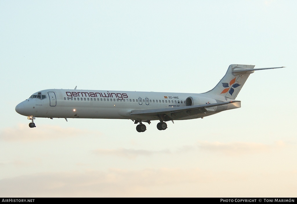 Aircraft Photo of EC-HNZ | Boeing 717-2CM | Germanwings | AirHistory.net #91017