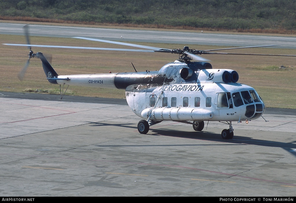 Aircraft Photo of CU-H1424 | Mil Mi-8P | Aerogaviota | AirHistory.net #91018