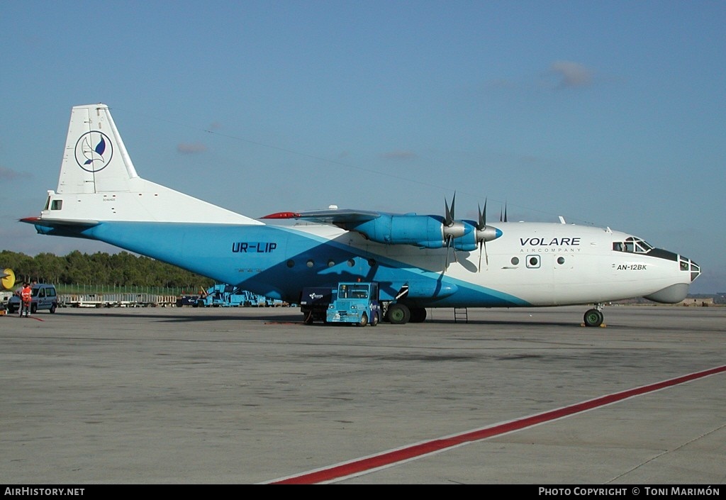 Aircraft Photo of UR-LIP | Antonov An-12BK | Volare Aircompany | AirHistory.net #91022
