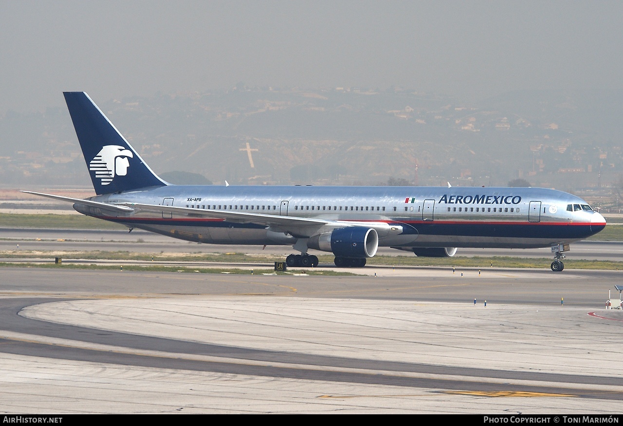 Aircraft Photo of XA-APB | Boeing 767-3Q8/ER | AeroMéxico | AirHistory.net #91026