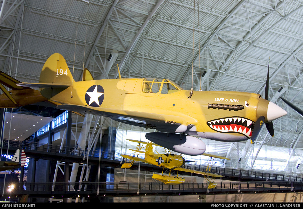 Aircraft Photo of 194 | Curtiss Kittyhawk Mk1A | USA - Air Force | AirHistory.net #91033