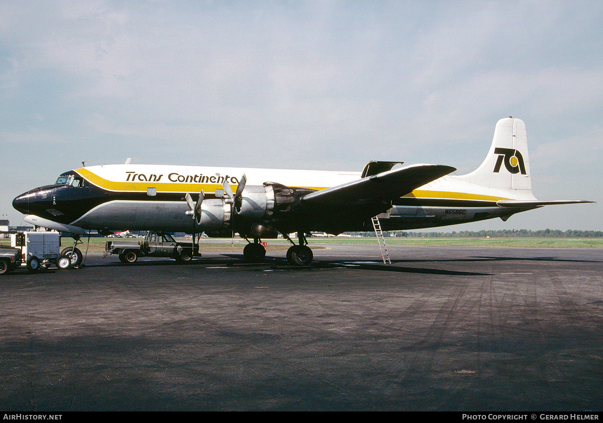 Aircraft Photo of N6586C | Douglas DC-6B(F) | Trans Continental Airlines | AirHistory.net #91049