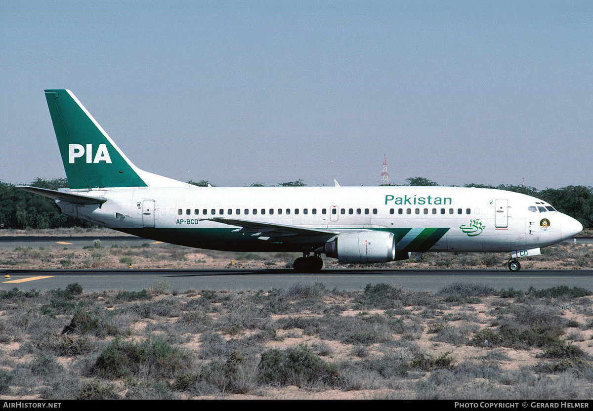 Aircraft Photo of AP-BCD | Boeing 737-340 | Pakistan International Airlines - PIA | AirHistory.net #91052