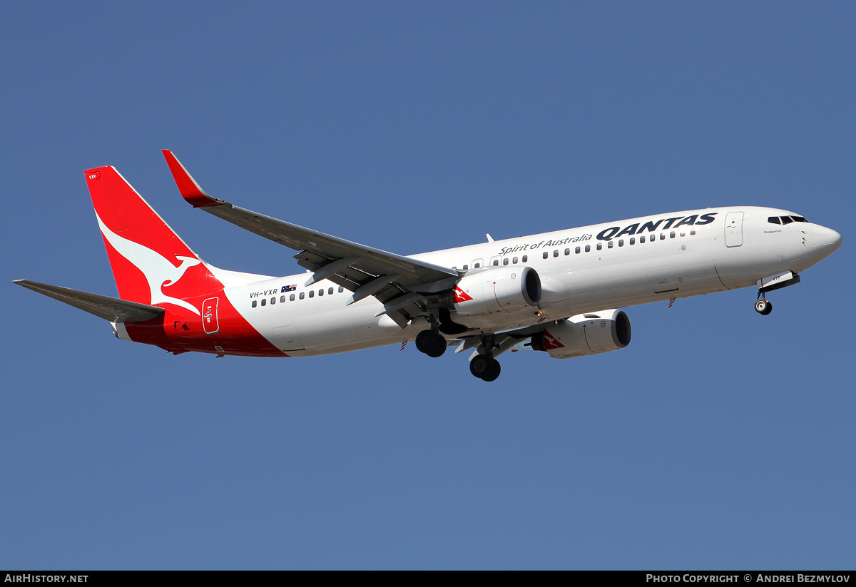 Aircraft Photo of VH-VXR | Boeing 737-838 | Qantas | AirHistory.net #91065