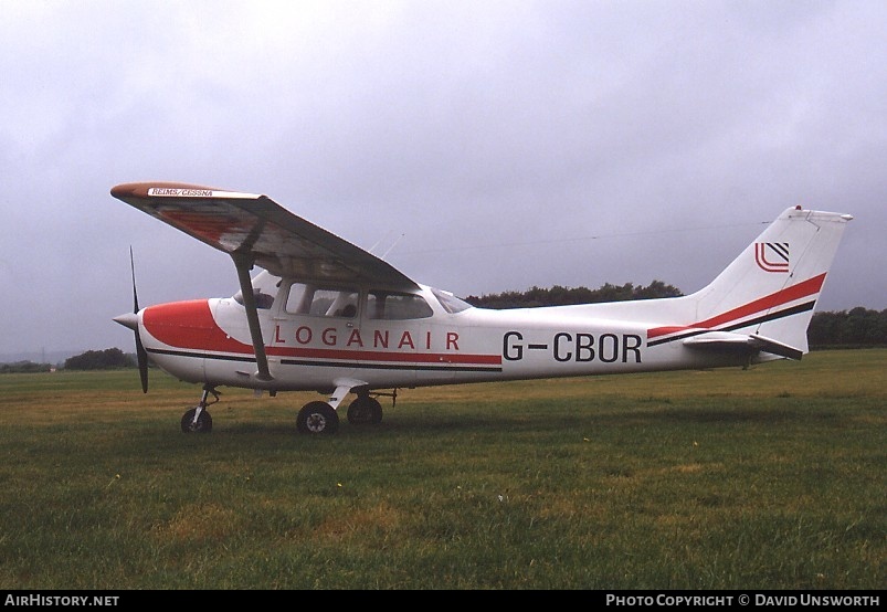 Aircraft Photo of G-CBOR | Reims F172N | Loganair | AirHistory.net #91087