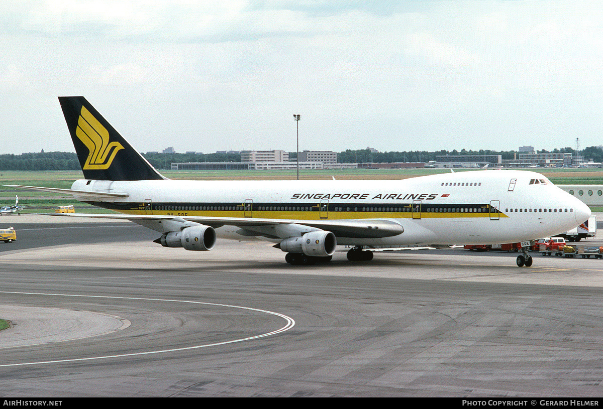 Aircraft Photo of 9V-SQE | Boeing 747-212B | Singapore Airlines | AirHistory.net #91096