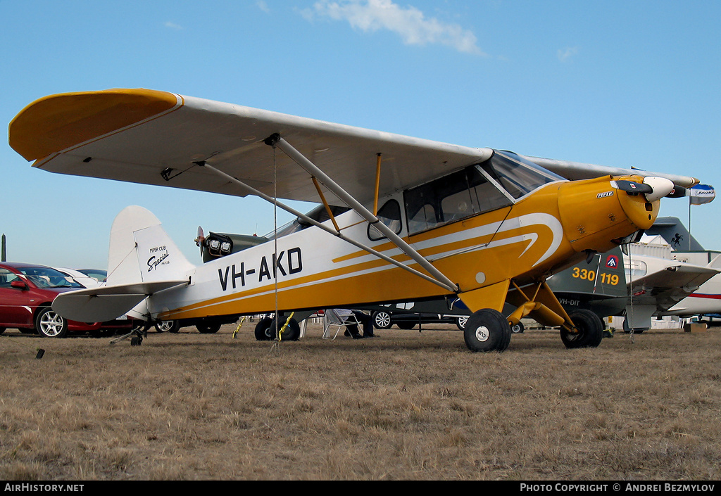 Aircraft Photo of VH-AKD | Piper PA-11S Cub Special | AirHistory.net #91098