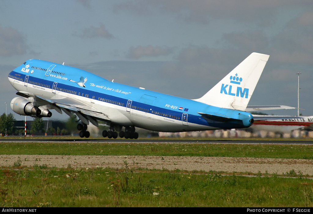 Aircraft Photo of PH-BUV | Boeing 747-306M | KLM - Royal Dutch Airlines | AirHistory.net #91104