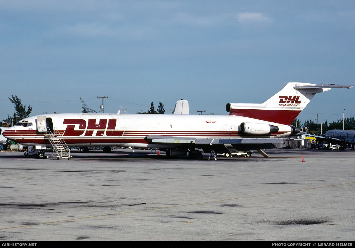 Aircraft Photo of N721DH | Boeing 727-228(F) | DHL Worldwide Express | AirHistory.net #91105