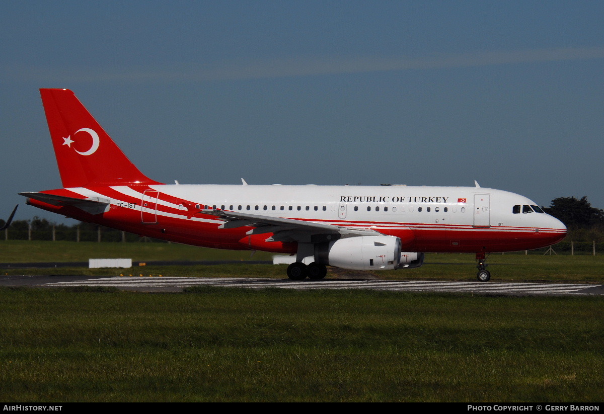 Aircraft Photo of TC-IST | Airbus ACJ319 (A319-133/CJ) | Turkey Government | AirHistory.net #91135