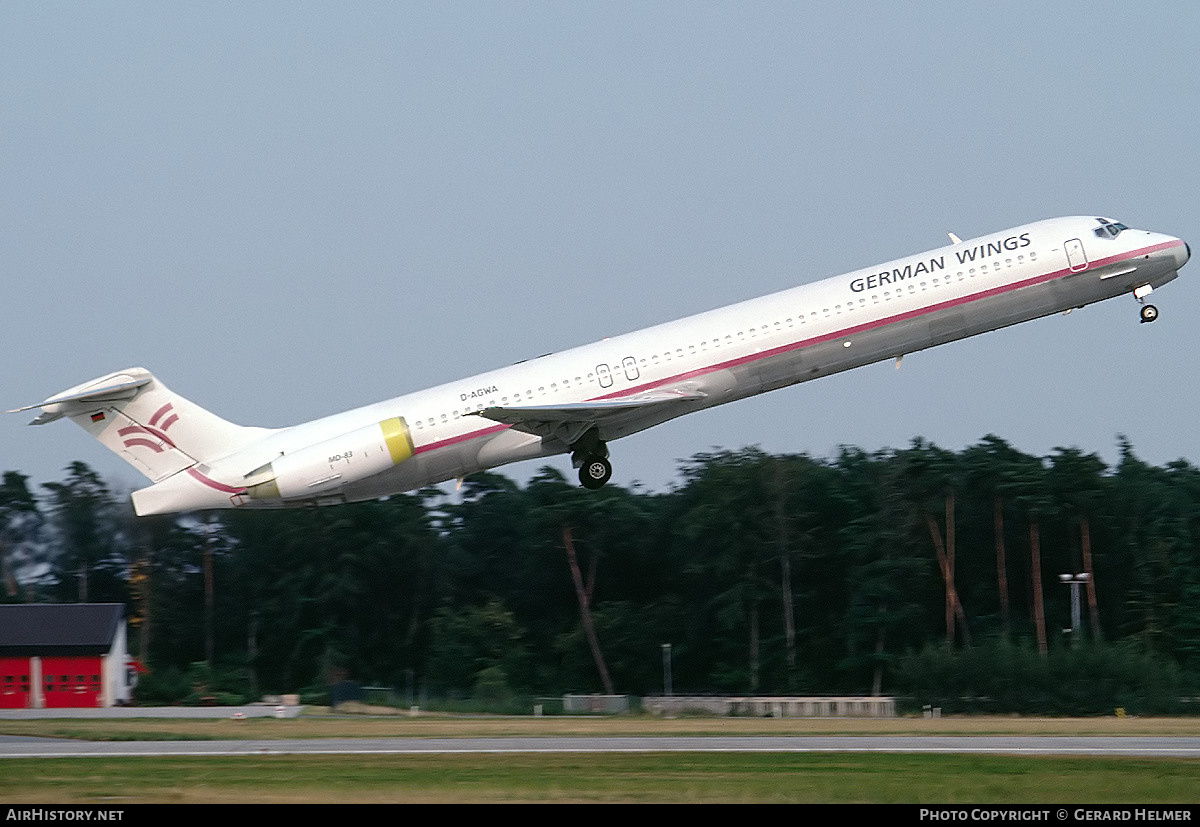 Aircraft Photo of D-AGWA | McDonnell Douglas MD-83 (DC-9-83) | German Wings | AirHistory.net #91155