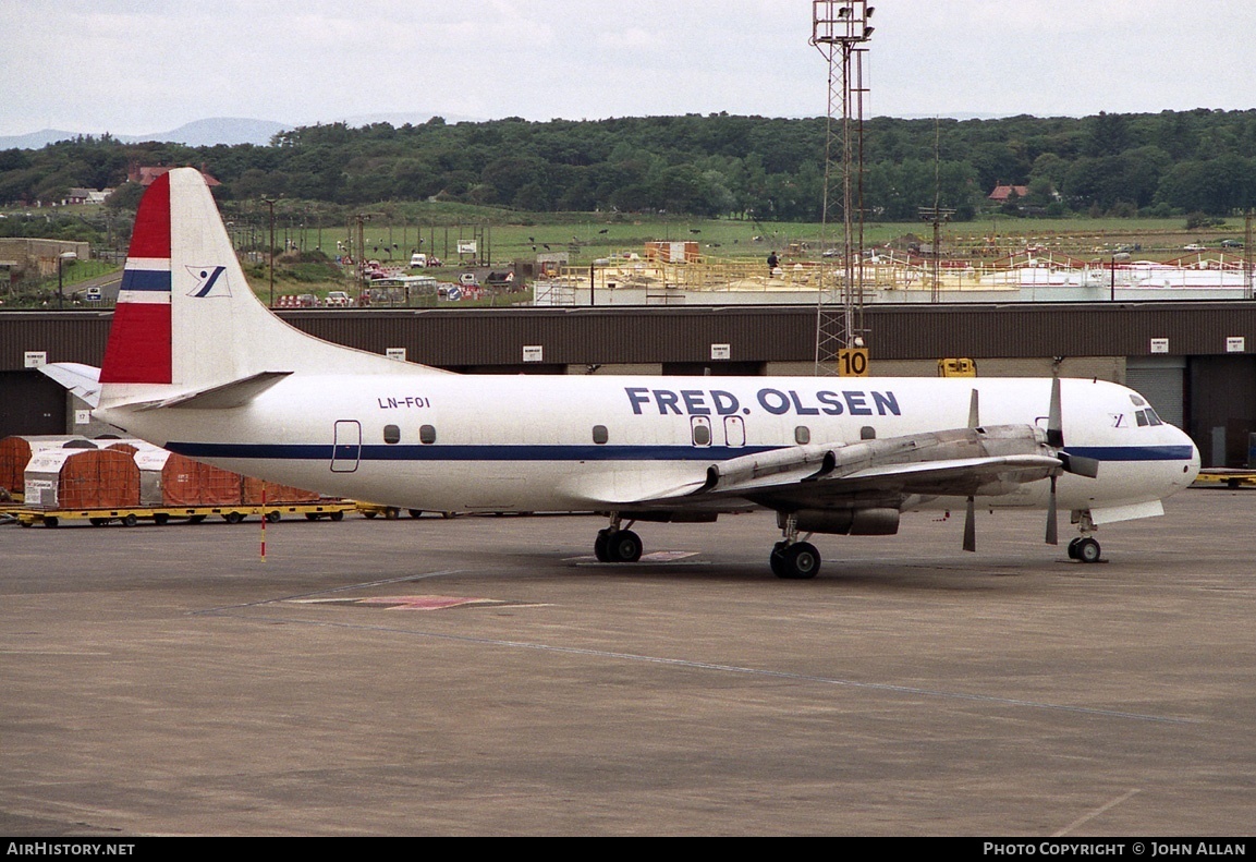Aircraft Photo of LN-FOI | Lockheed L-188C(F) Electra | Fred. Olsen | AirHistory.net #91219
