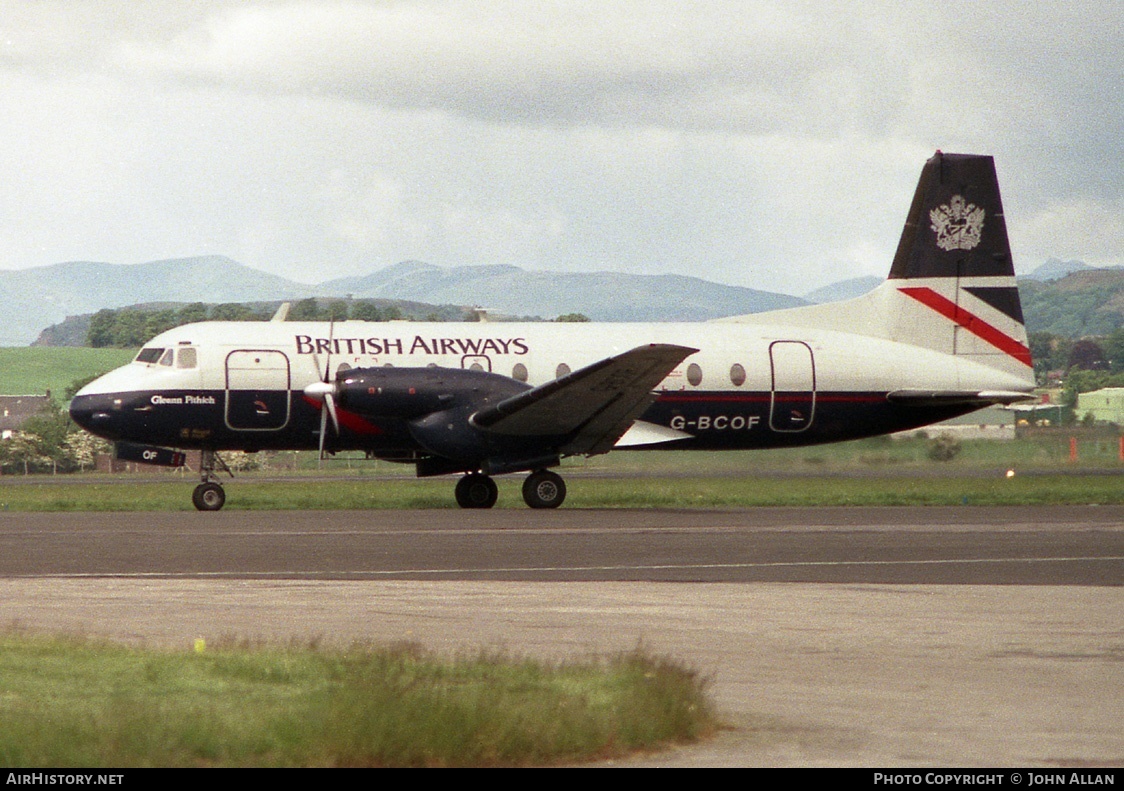 Aircraft Photo of G-BCOF | Hawker Siddeley HS-748 Srs2B/287 | British Airways | AirHistory.net #91227
