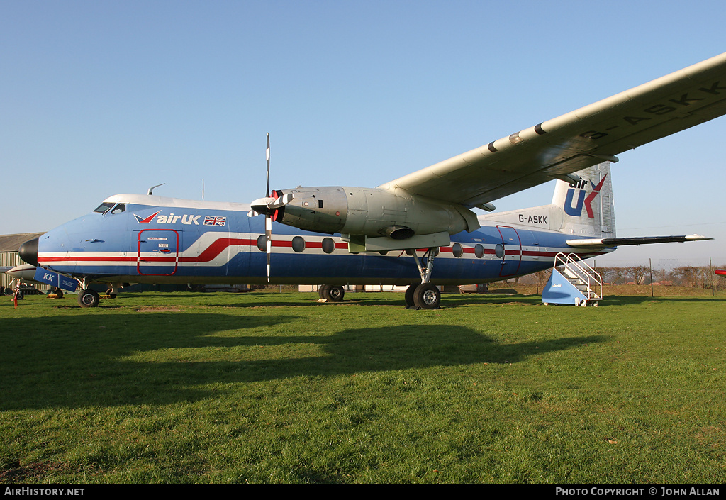 Aircraft Photo of G-ASKK | Handley Page HPR-7 Herald 211 | Air UK | AirHistory.net #91228