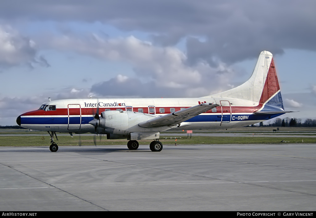 Aircraft Photo of C-GQBM | Convair 580 | Inter-Canadien | AirHistory.net #91243