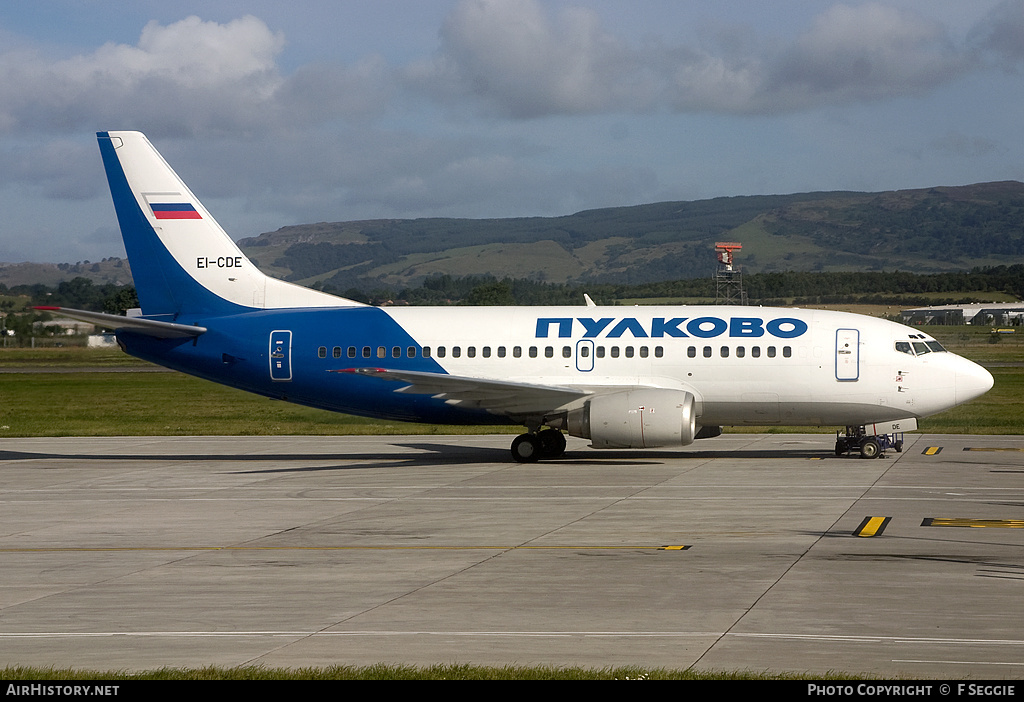 Aircraft Photo of EI-CDE | Boeing 737-548 | Pulkovo Airlines | AirHistory.net #91291