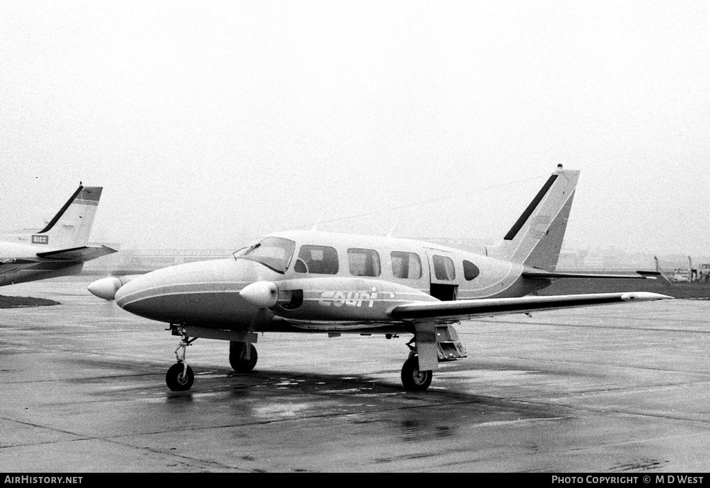 Aircraft Photo of G-AYEI | Piper PA-31-300 Turbo Navajo | Court Line | AirHistory.net #91299