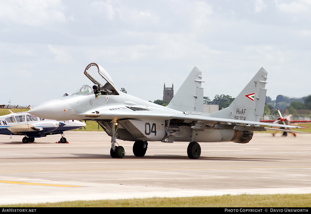 Aircraft Photo of 04 | Mikoyan-Gurevich MiG-29A (9-12A) | Hungary - Air Force | AirHistory.net #91322