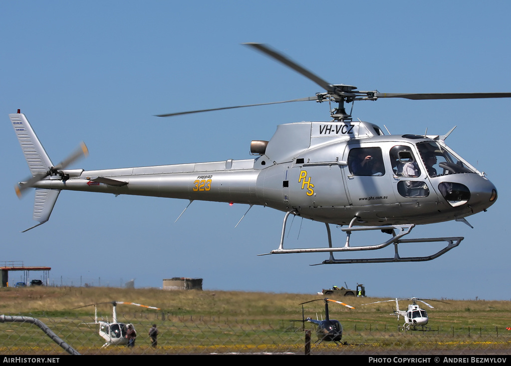 Aircraft Photo of VH-VCZ | Aerospatiale AS-350BA Ecureuil | PHS - Professional Helicopter Services | AirHistory.net #91336