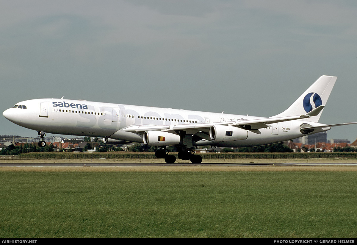 Aircraft Photo of OO-SCX | Airbus A340-211 | Sabena | AirHistory.net #91343
