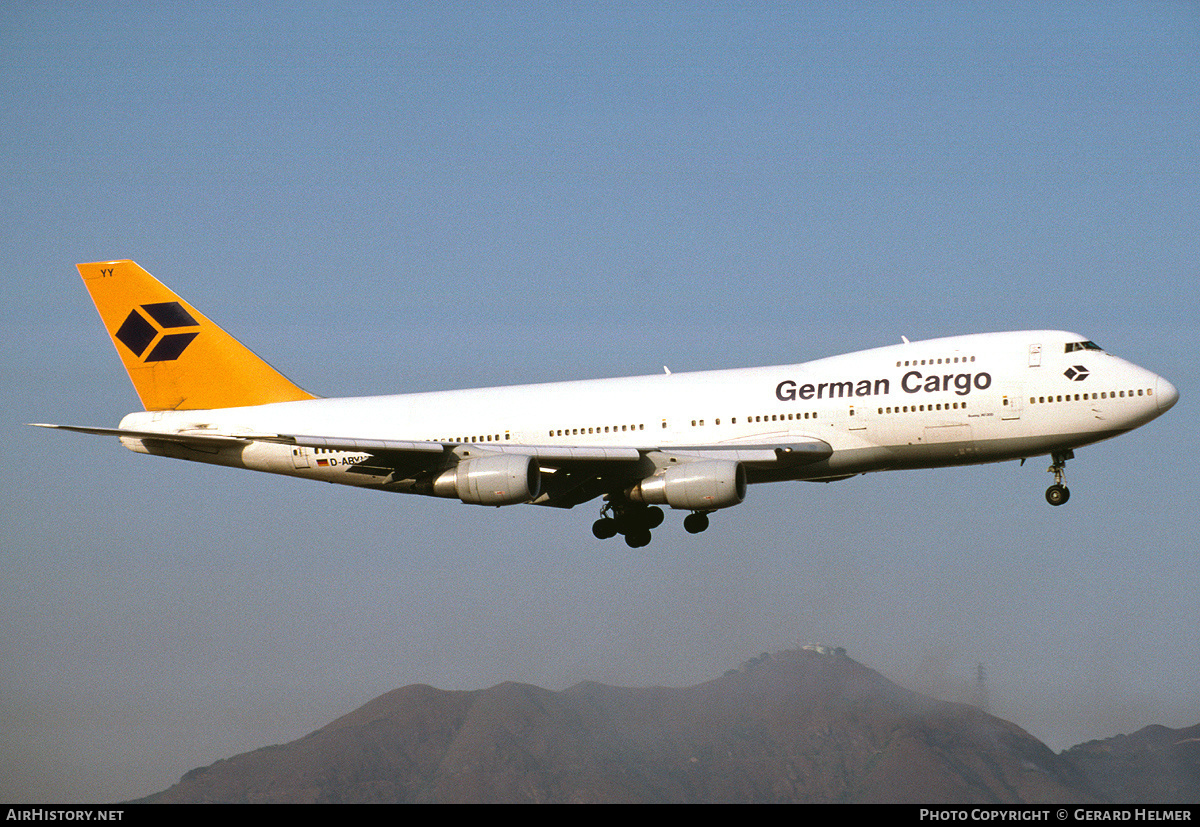 Aircraft Photo of D-ABYY | Boeing 747-230BM(SF) | German Cargo | AirHistory.net #91356