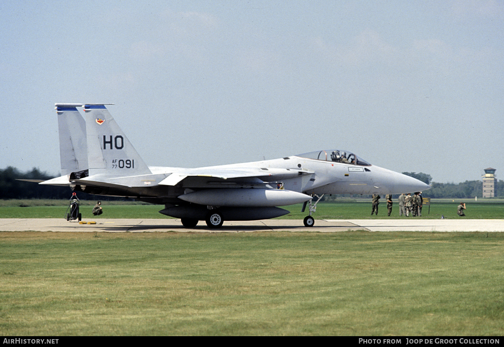 Aircraft Photo of 77-0091 / AF77-091 | McDonnell Douglas F-15A Eagle | USA - Air Force | AirHistory.net #91427