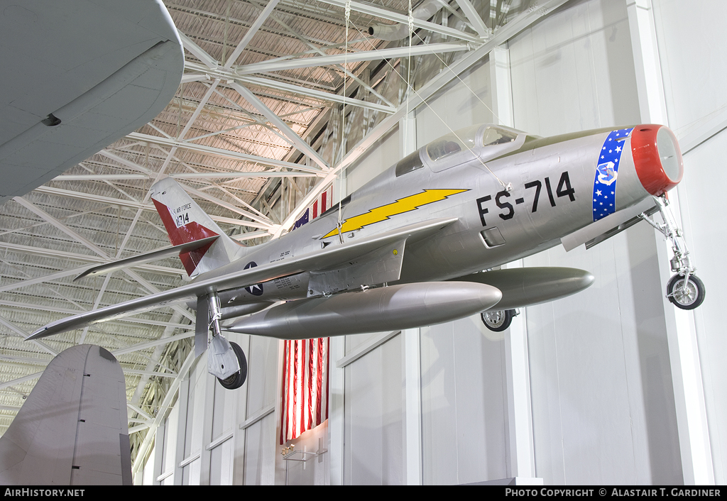 Aircraft Photo of 51-1714 / 11714 | Republic F-84F Thunderstreak | USA - Air Force | AirHistory.net #91442