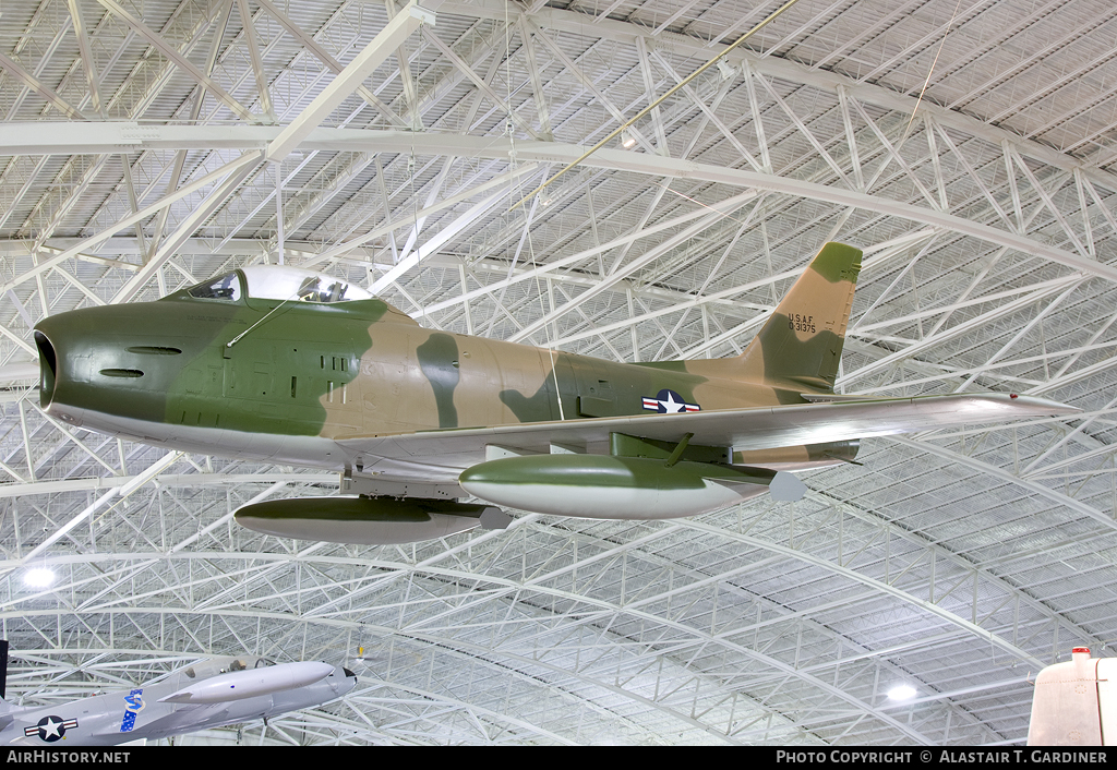 Aircraft Photo of 53-1375 / 0-31375 | North American F-86H Sabre | USA - Air Force | AirHistory.net #91446