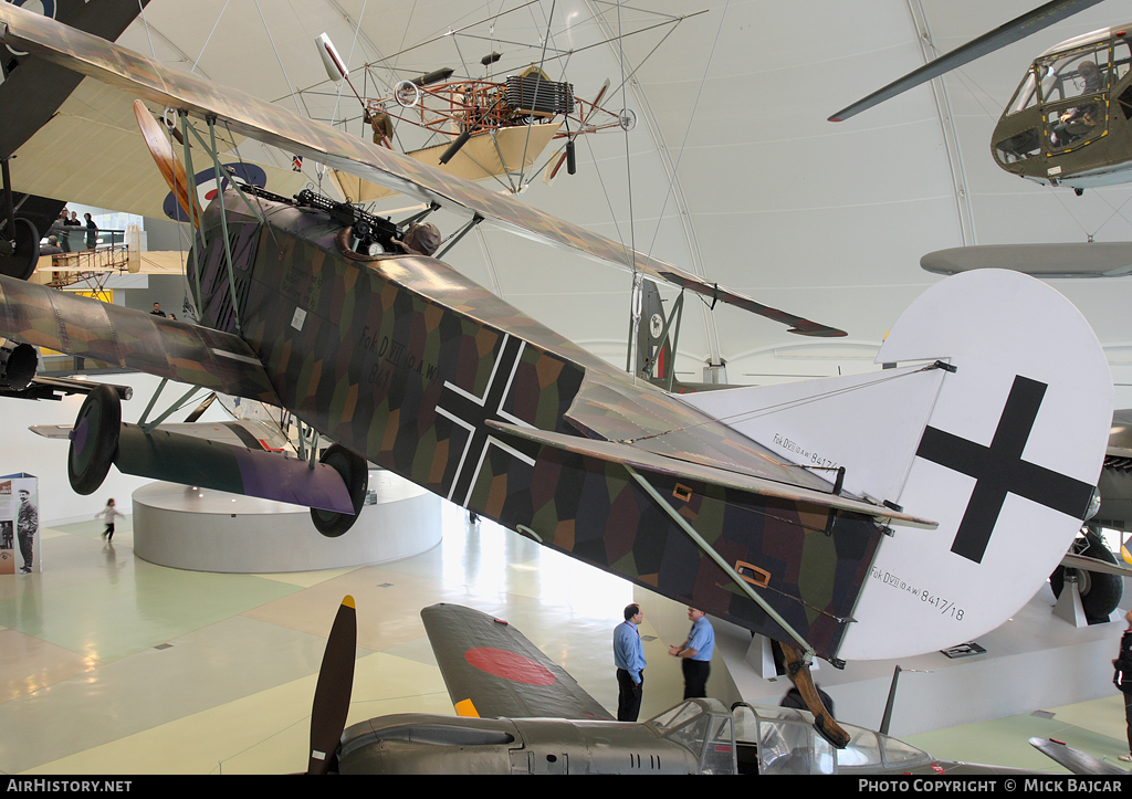 Aircraft Photo of 8417/18 | Fokker D.VII | Germany - Air Force | AirHistory.net #91450