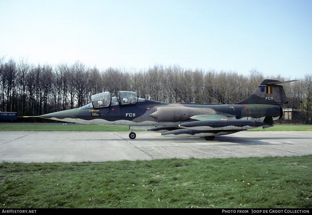 Aircraft Photo of FC11 | Lockheed TF-104G Starfighter | Belgium - Air Force | AirHistory.net #91454