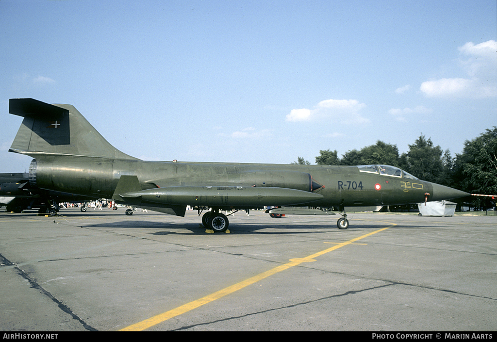 Aircraft Photo of R-704 | Lockheed CF-104 Starfighter | Denmark - Air Force | AirHistory.net #91457